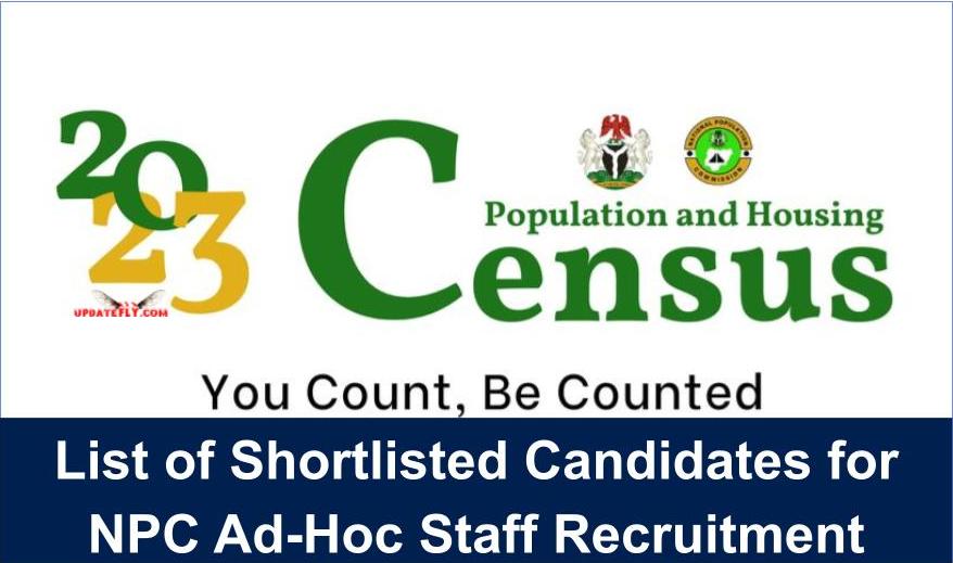 List Of Shortlisted Candidates For National Population Recruitment 2022 ...