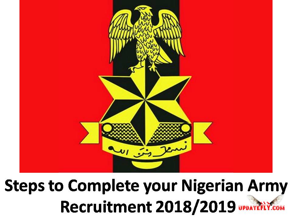 Steps to Complete your Nigerian Army Recruitment 2023/2024 www