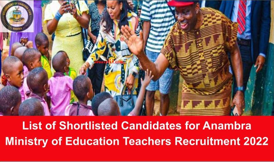List of Shortlisted Candidates for Anambra State Teachers Recruitment