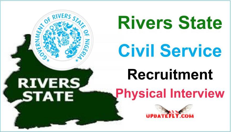 2023 Rivers State Civil Service Recruitment Physical Interview Date And